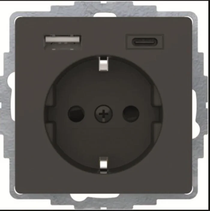 Q.x SSD mit 1x USB A/1x USB C anthrazit samt