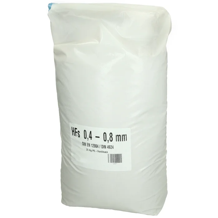 Quarz-Filtersand 0,4 – 0,8 mm 25KG
