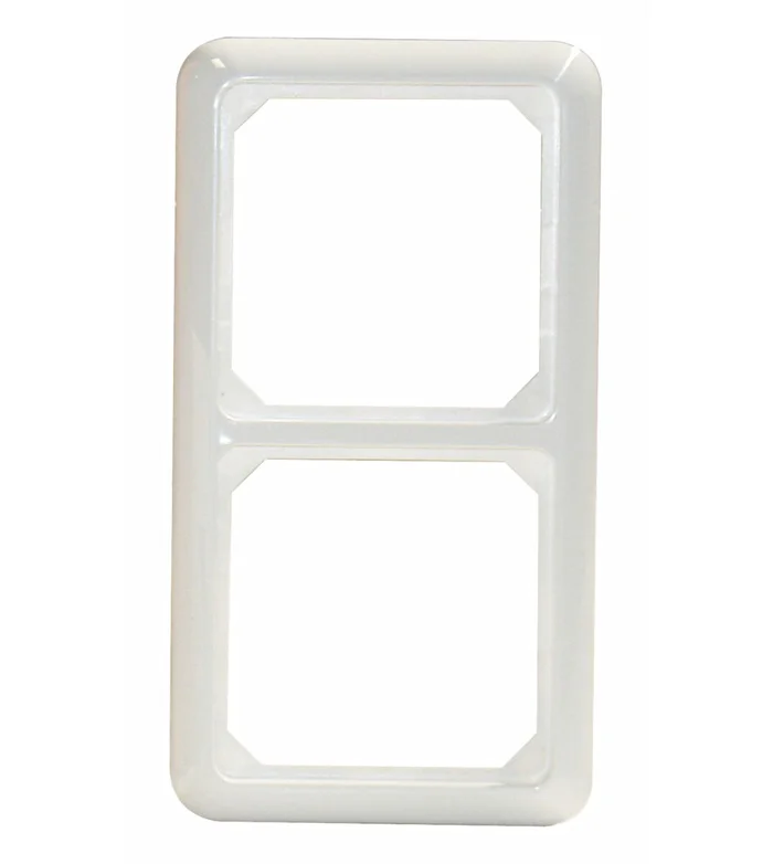 Rahmen 2-fach IP44, reinweiß