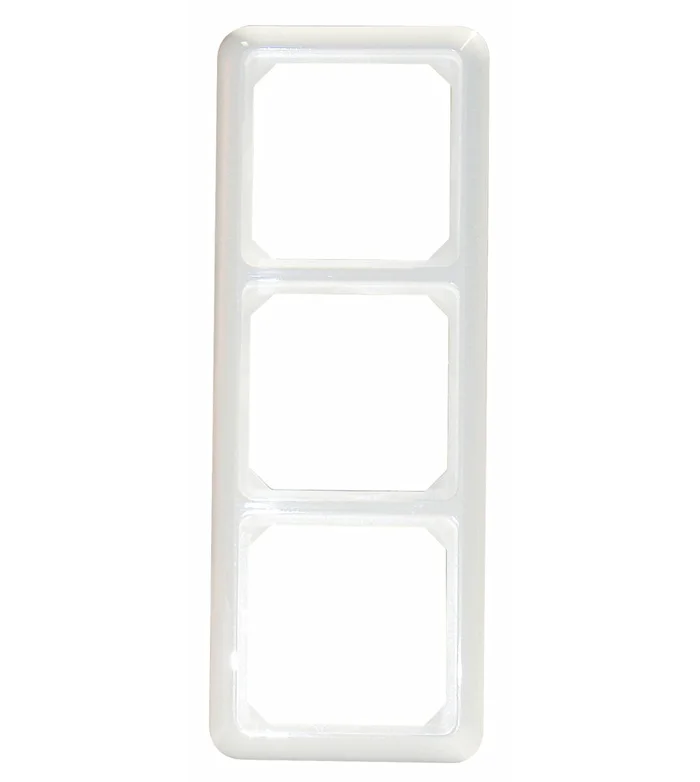 Rahmen 3-fach IP44, reinweiß
