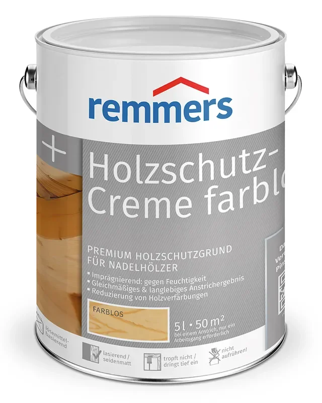 Remmers Holzschutz-Creme Farblos 5l