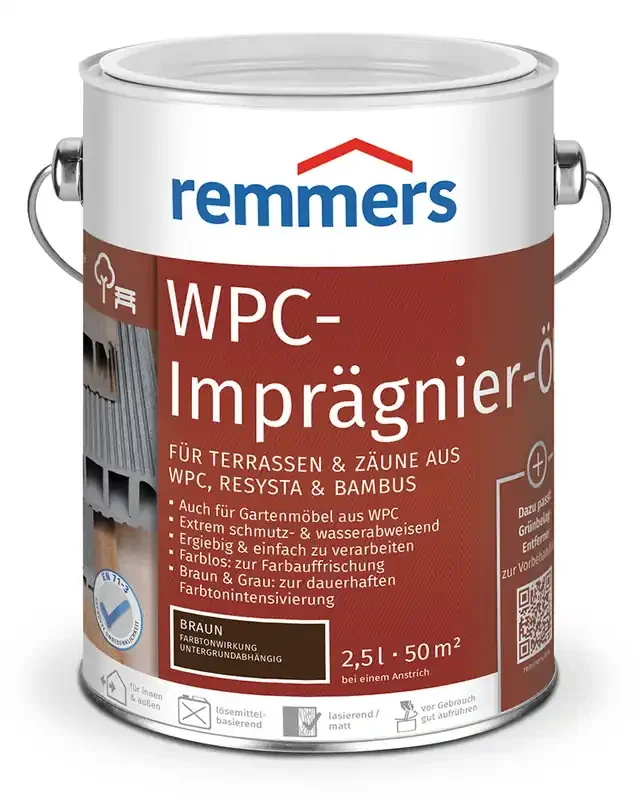 Remmers WPC-Imprägnier-Öl Braun 2,5l