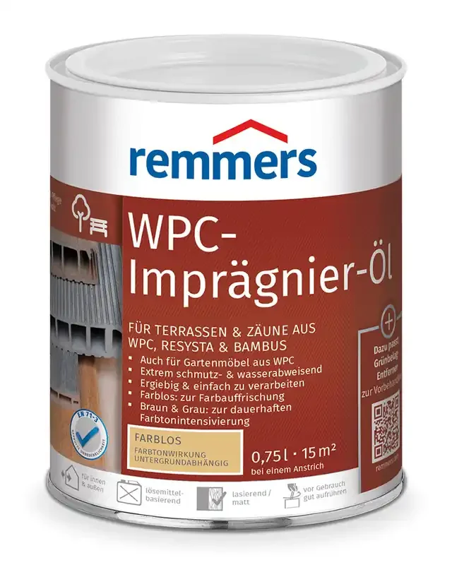 Remmers WPC-Imprägnier-Öl Farblos 0,75l