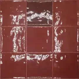 Revoir Paris Atelier Wall 10×10 cm Bordeaux Glossy
