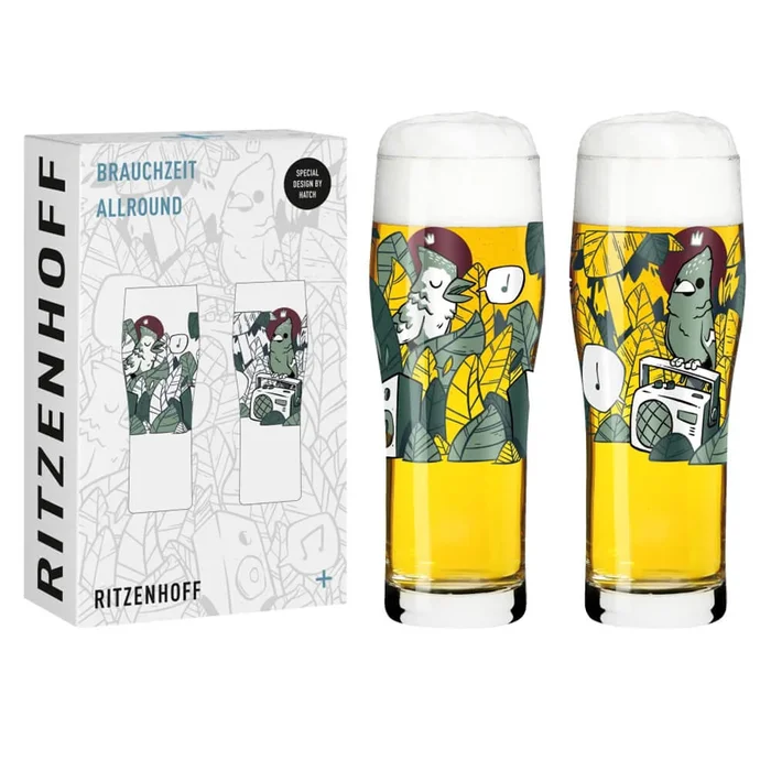 Ritzenhoff Bierglas 2er Set Brauchzeit Hatch 5 und 6