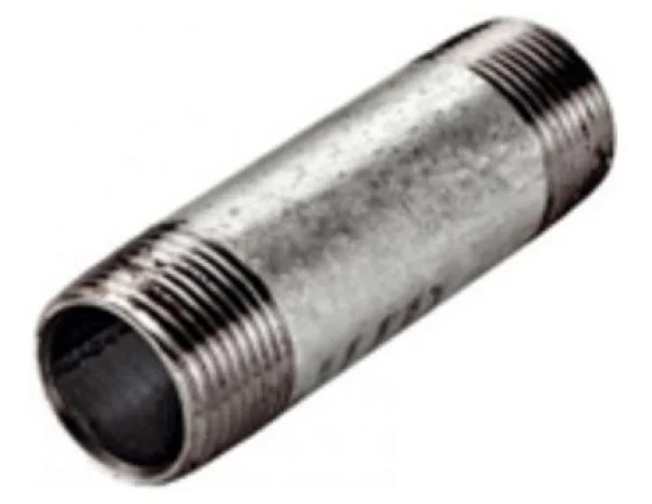 Rohrdoppelnippel Nr. 530, 1″x100mm, schwarz