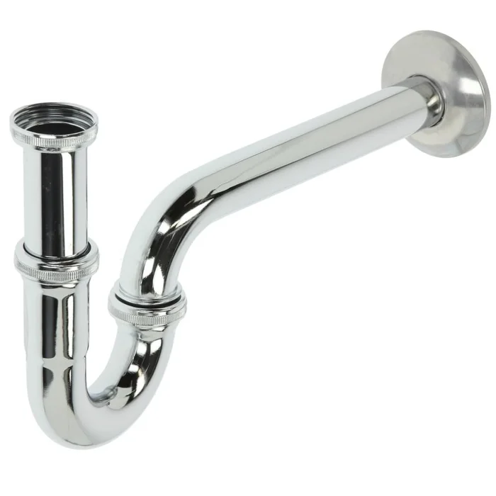 Röhren Siphon 1 1/4″ PLUS Nennweite 32 mm Edelstahl verchromt