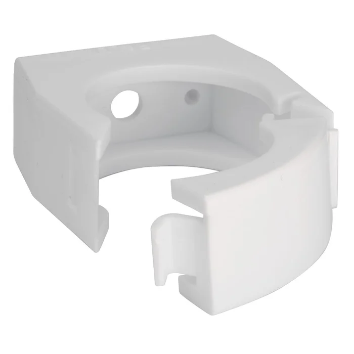 Rohrschellen Faluplast Weiß Abschließbarer Anschlag
