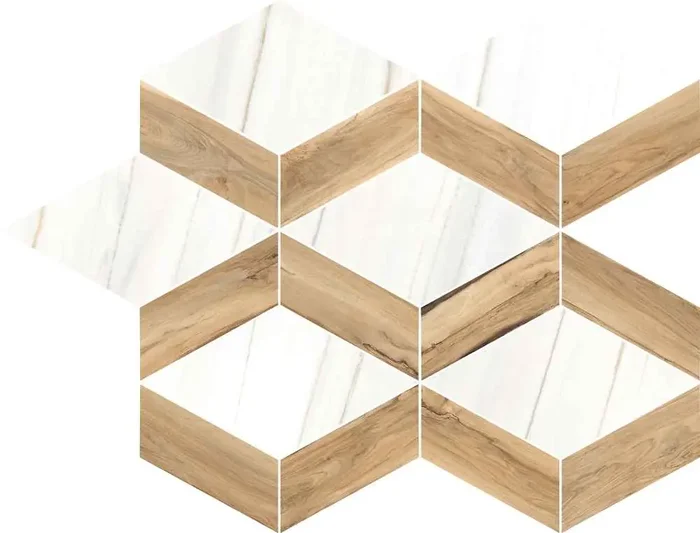 Rondine Sherwood Oak Triangle Matt Dekorfliese 24×30 R10 Art.-Nr. J91121