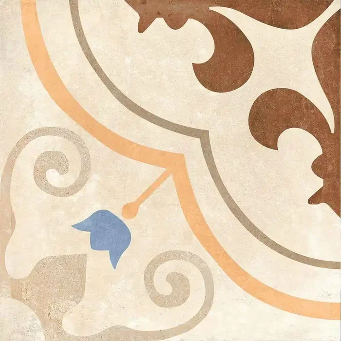 Rondine Swing Dec Beige Multicolor 03 Matt Dekorfliese 20,3×20,3 R9 Art.-Nr. J87781