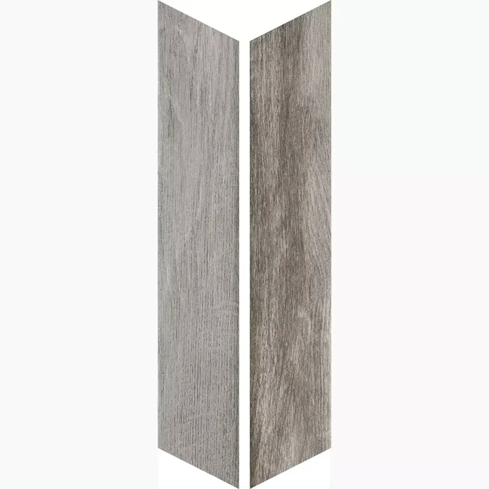 Rondine Vintage Cendre Naturale Chevron J86583 7,5×40,7cm 8,5mm