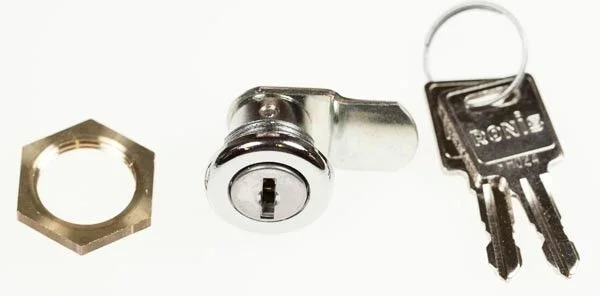 RONIS Hebelzylinder YK 8700 R24, mit 2 Schlüsseln, für JU Briefkasten,