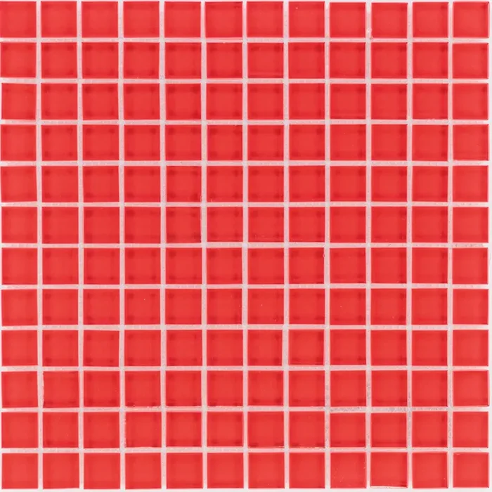 Rot Uni Mosaik – – 30×30