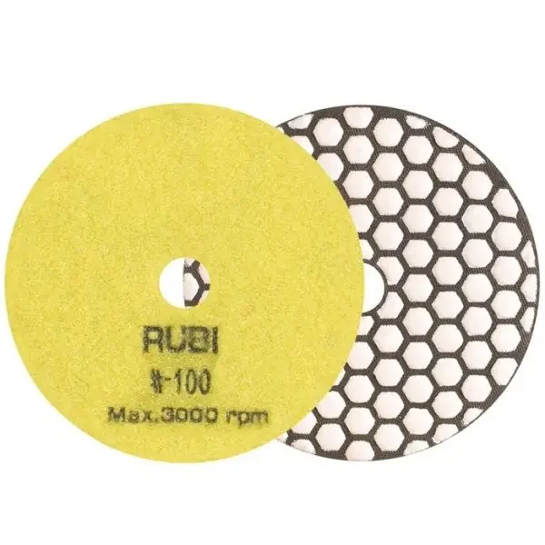 Rubi Diamantschleifpad zum Trocken-Polieren K100