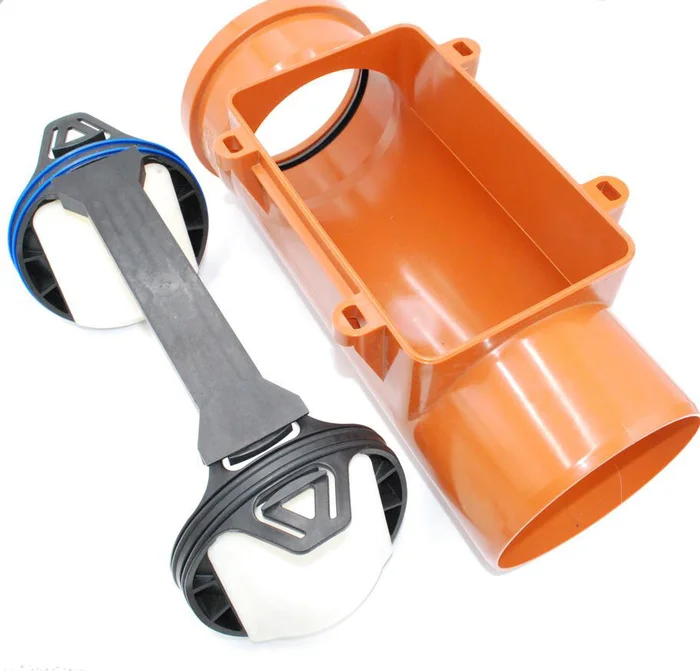 Rückstauklappe zum nachträglichen Einbau 160-E, eckig EasySafe