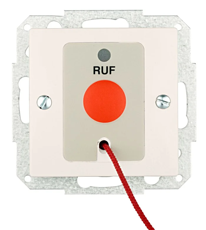 Ruftaster mit Zentralplatte VISIO, reinweiß