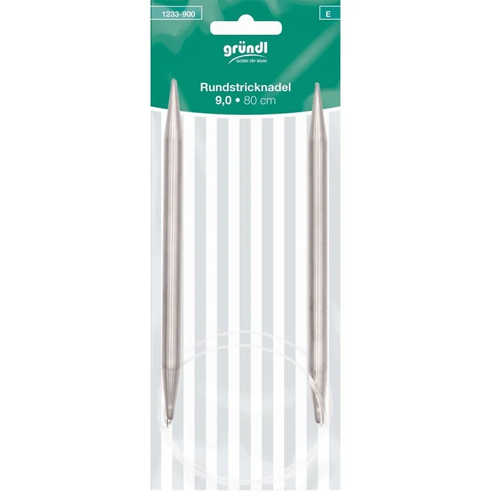 Rundstricknadeln, 9,00 mm, 80 cm