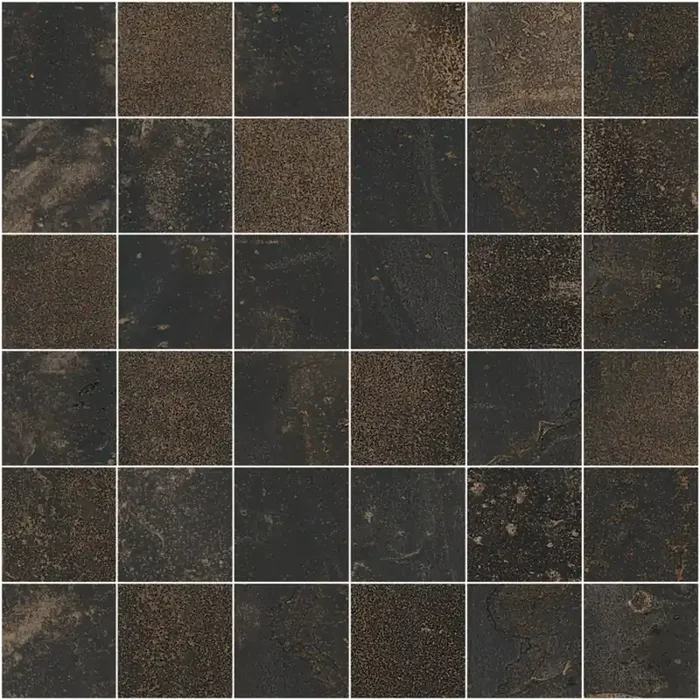 Sant’ Agostino Oxidart Black Naturale – Matt Mosaik CSAMOXBL30 30x30cm rektifiziert 10mm