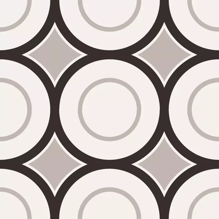 Sant’ Agostino Patchwork B&W 05 Naturale – Matt Black & White CSAPBW0520 20x20cm rektifiziert 9mm