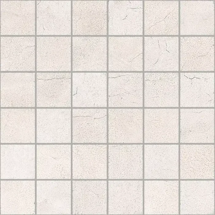 Sant’ Agostino Set Concrete White Naturale – Matt Mosaik CSAMSCWH30 30x30cm rektifiziert 10mm
