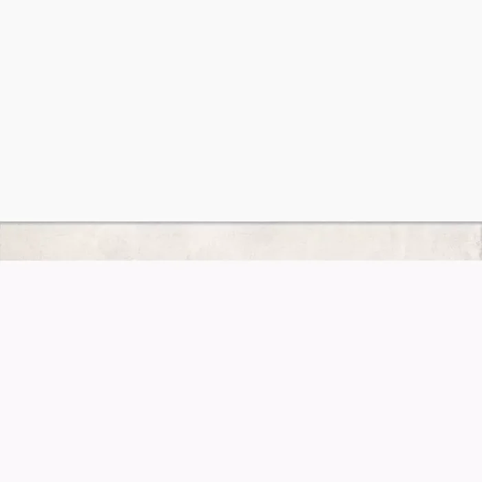 Sant’ Agostino Set Concrete White Naturale – Matt Sockelleiste CSABSCWH90 7,3x90cm rektifiziert 10mm