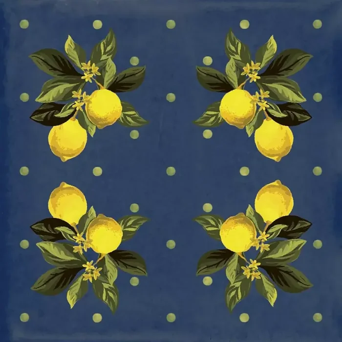 Sant‘ Agostino Vita Blu Lucido Giardino Mix CSAGBMXL20 20x20cm rektifiziert 10mm