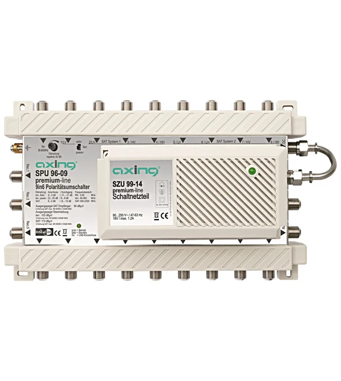 SAT Multischalter 9 in 6, kaskadierbar, SPU 96-09