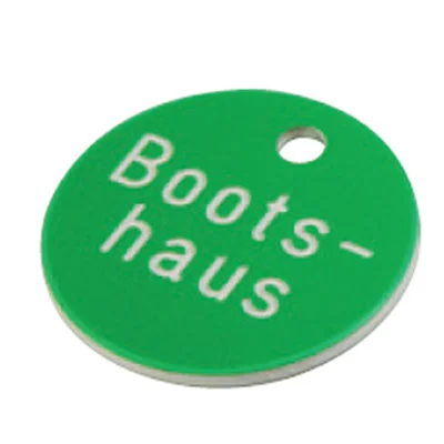 Schlüsselanhänger Textmarken aus Kunststoff 1 – 2-zeilig graviert