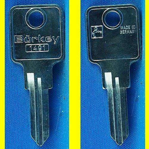 Schlüsselrohling Börkey 1491 für Huwil, Strafor, Ceka, Inim, JD, Würth …