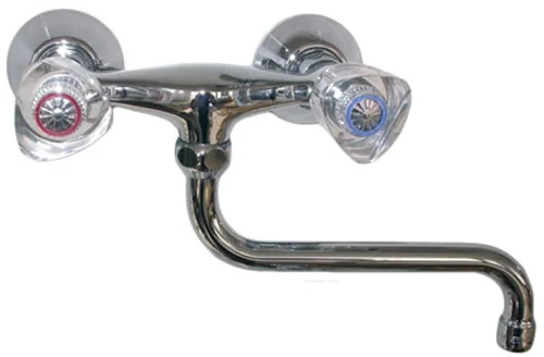 Schmiedl Wandspültisch Zweigriffarmatur