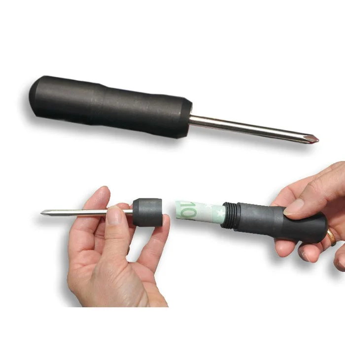 Schraubenzieher mit Geheimfach