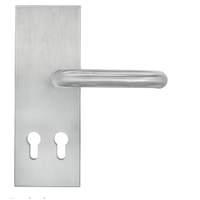 Schutzbeschlag aus Aluminium für Schloss mit 2 x PZ nebeneinander