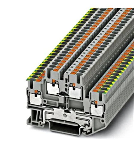 Schutzleiter-Doppelstockklemme PTTB 2,5-PE/L