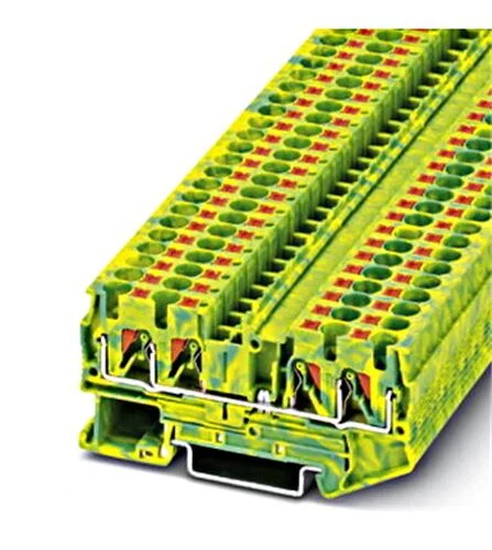 Schutzleiter-Reihenklemme PT 4-QUATTRO-PE