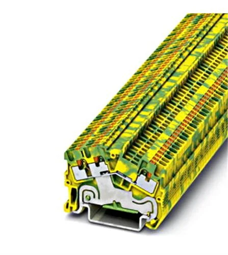Schutzleiter-Reihenklemme PTS 1,5/S-TWIN-PE