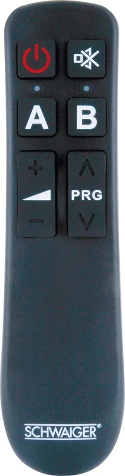 SCHWAIGER 2 IN 1 Universalfernbedienung *Comfort*, Schwarz