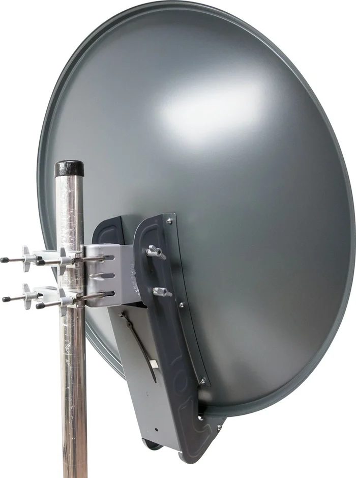 SCHWAIGER Aluminium Offset Antenne (85 cm), Anthrazit (RAL7011)