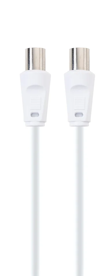 SCHWAIGER Antennen Anschlusskabel (75 dB), 7,5 m, Weiß