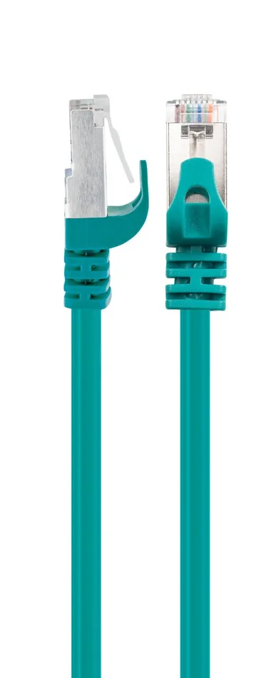 SCHWAIGER CAT 6 Netzwerkkabel (SF/UTP), 1 m, Grün