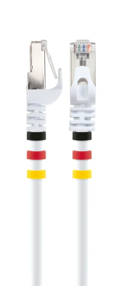 SCHWAIGER CAT7 Netzwerkkabel S/FTP, 5 m, Weiß