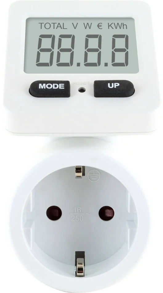 SCHWAIGER Energiekosten-/Einspeise-Messgerät, Weiß