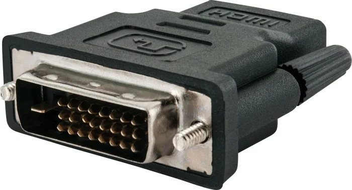 SCHWAIGER HDMI-/DVI-D Adapter, Schwarz