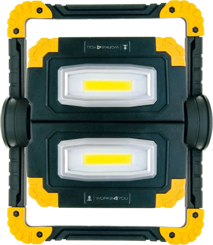 SCHWAIGER Multifunktionsstrahler *Dual*, Schwarz/Gelb