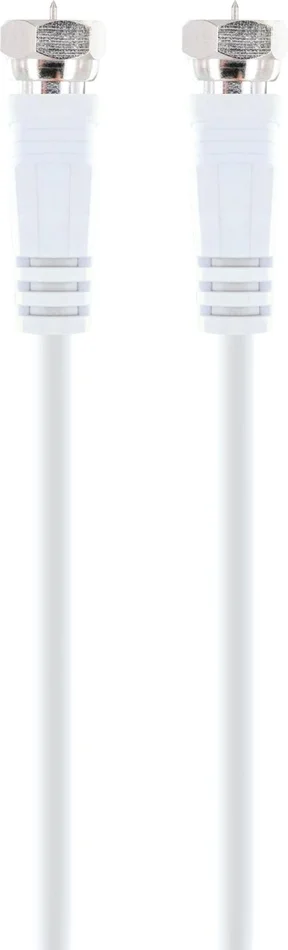 SCHWAIGER SAT Anschlusskabel (90 dB), 1,5 m, Weiß