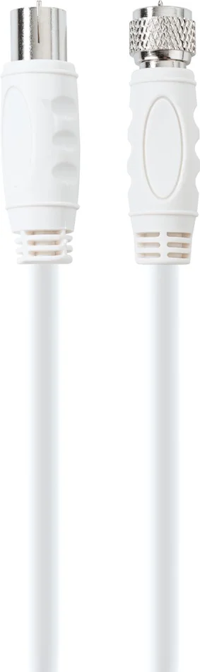 SCHWAIGER SAT/Antennen Adapterkabel (90 dB), 1,5 m, Weiß
