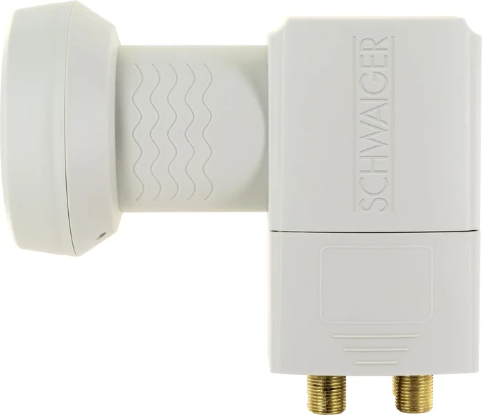 SCHWAIGER SUN PROTECT – Digitales Quad LNB, Hellgrau