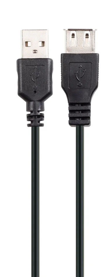 SCHWAIGER USB 2.0 Anschlussset (7-teilig), 1,5 m, Schwarz