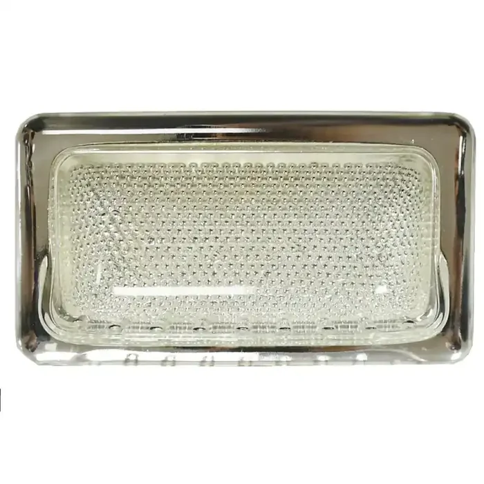 Seifenschale Schwammschale Ecas E3149 Parigi perlig silber 13,5×24,5 cm