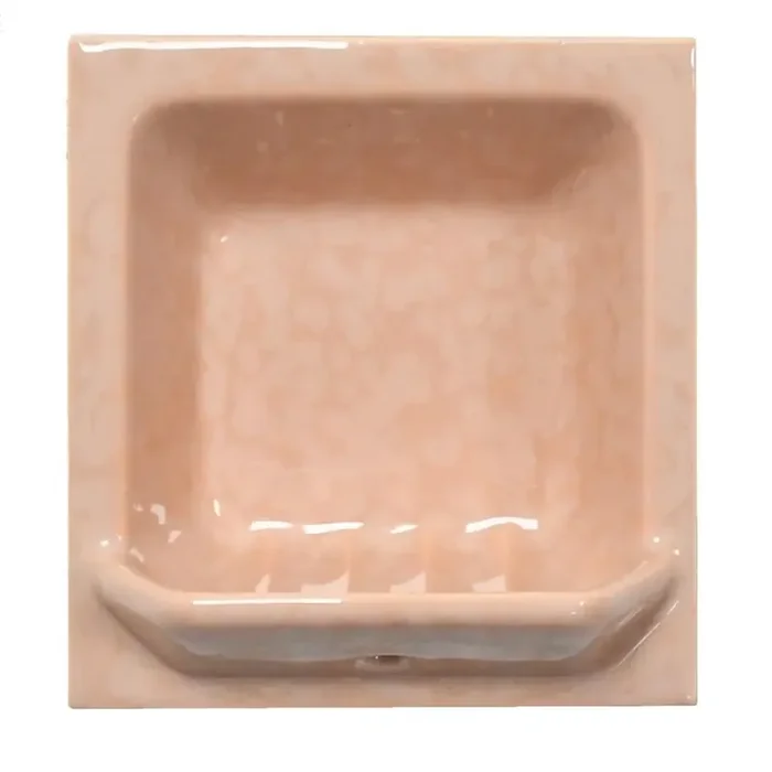 Seifenschale Schwammschale Mosa E3153 rosa 15×15 cm