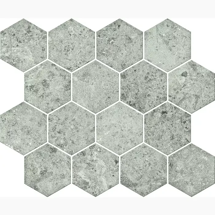 Serenissima Concreta Titanio Naturale Mosaik Hexagon 1081888 25x30cm rektifiziert